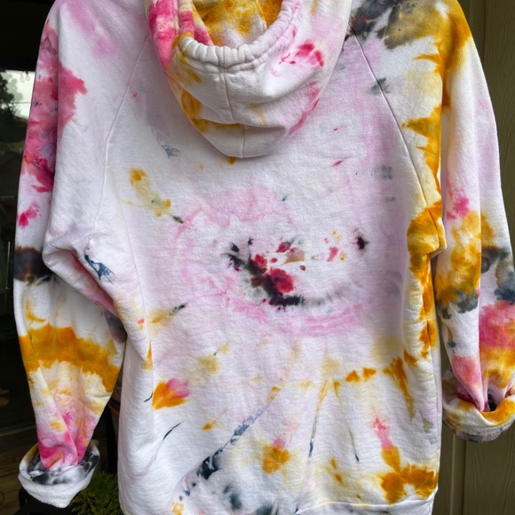 Tie Dyed, Ice Dyed Sweatshirt - Picture 2 of 2